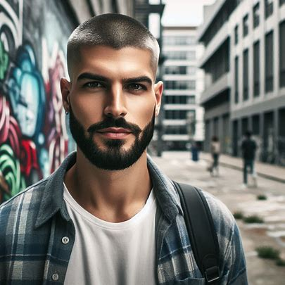 Buzz Cut with Beard 