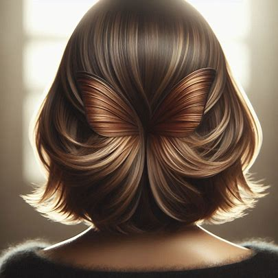 Straight Hair Butterfly Cut