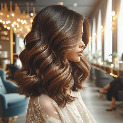 Wavy Hair Butterfly Cut