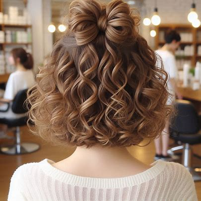 Curly Hair Butterfly Cut