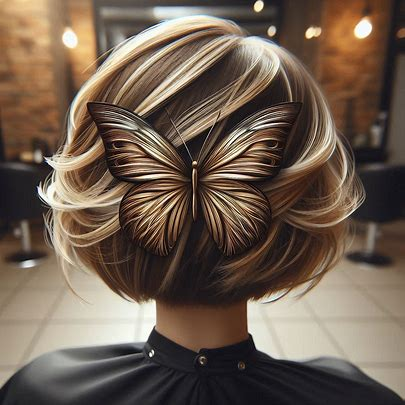 Butterfly Cut with Highlights