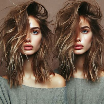 Messy Butterfly Haircut