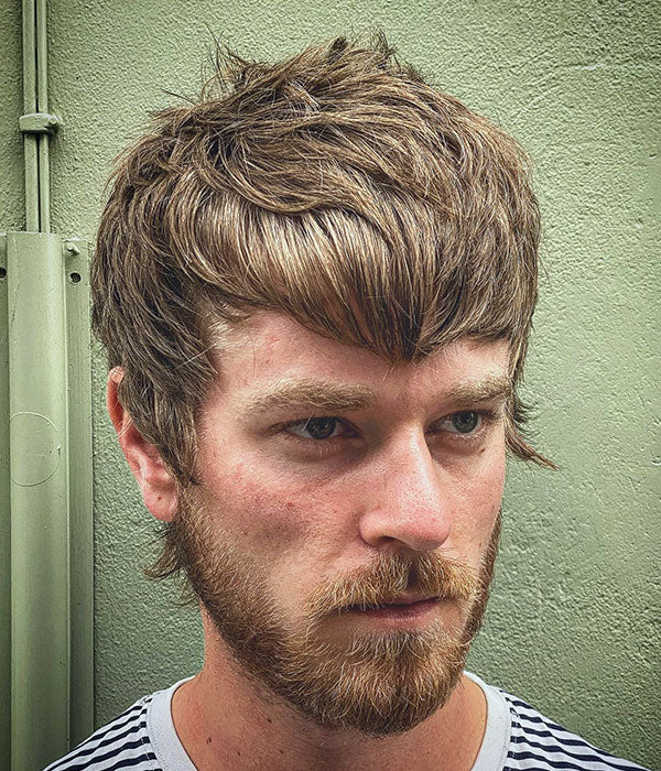 Mod with Angular Fringe with Beard