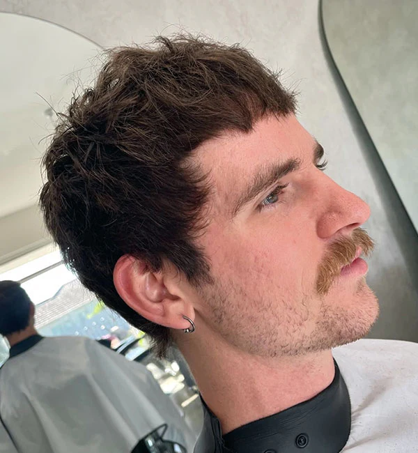 Mod with Long Sideburns