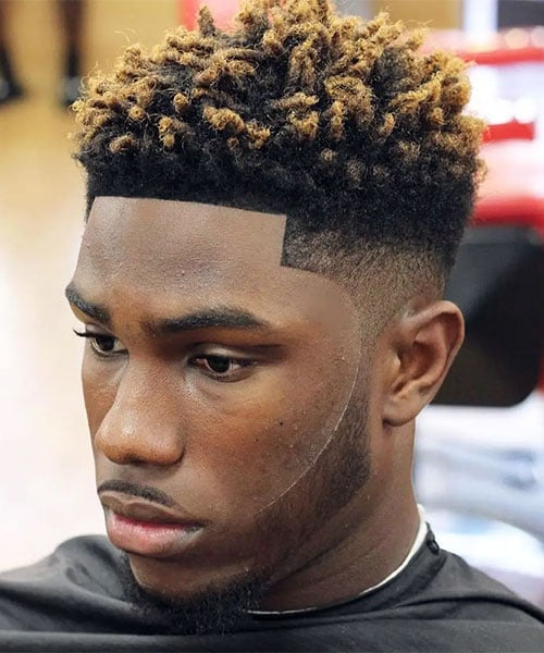 High Top with Low Taper Fade
