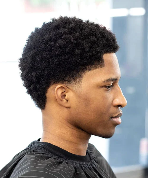 Afro Low Taper Fade