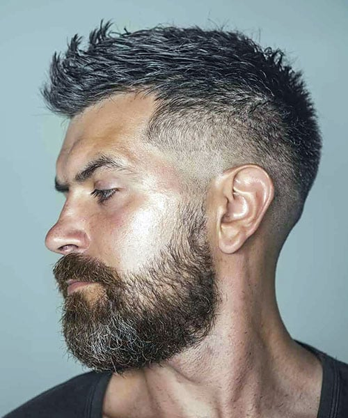 Short Hair with Low Taper Fade
