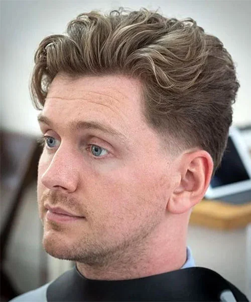 Low Temple Taper Fade