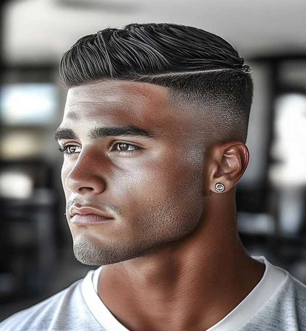 Edgy Hard Part Fade