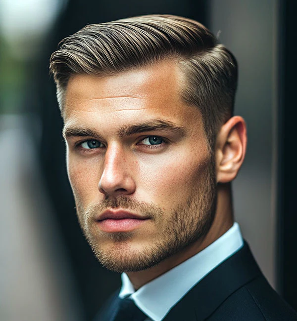 Gentleman's Side Part Taper Fade
