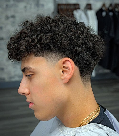 Curly Hair Fade