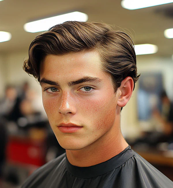 Long Flowing Side Part