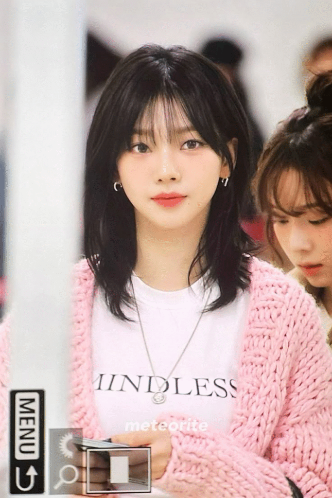 23. K-Pop Inspired Wolf Cut