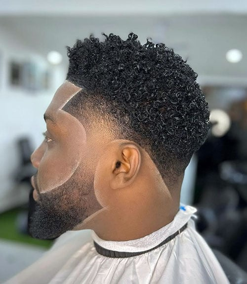 Low Temp Fade with Thick, Medium Curls