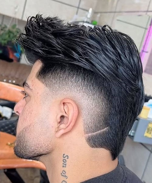 Rebellious Burst Fade Undercut