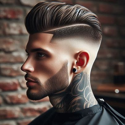 undercut low fade haircut Gallery