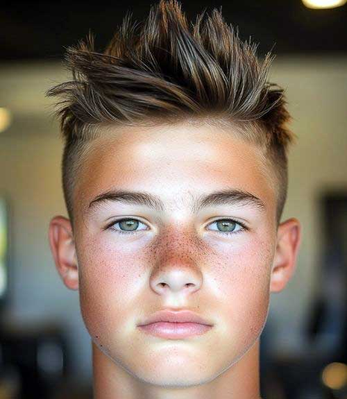 Faux Hawk Taper Fade