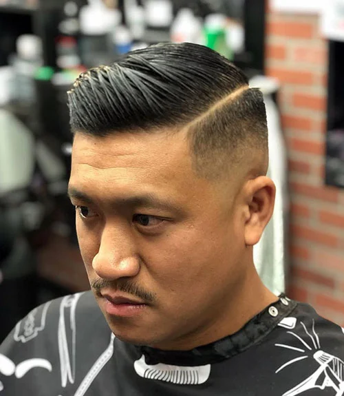 Low Fade Comb Over