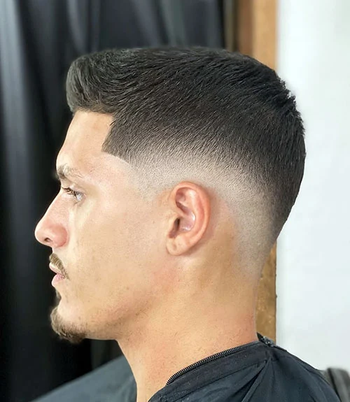 Crew Cut with Low Fade