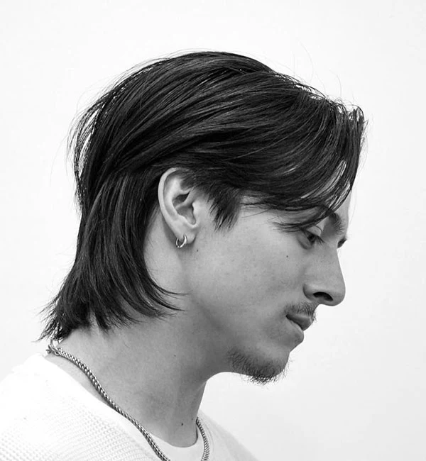 Middle Part Wolf Cut
