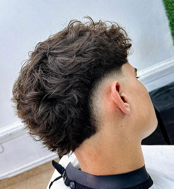 Messy Mohawk Fade