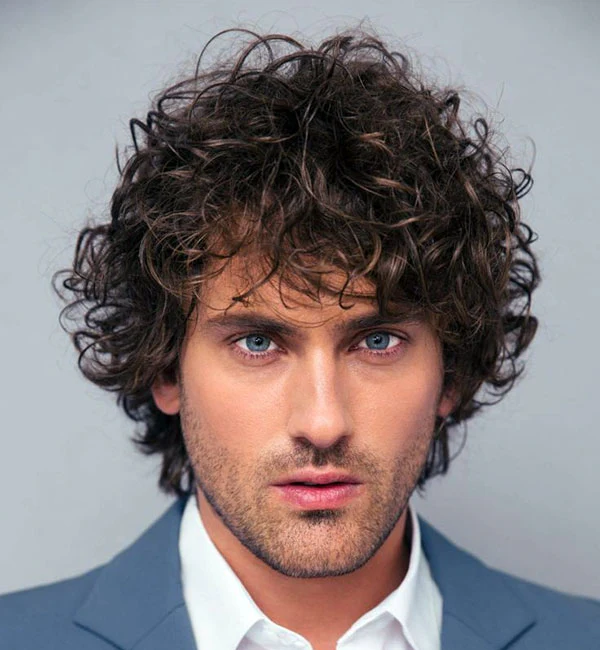 Long, Messy Curly Hair