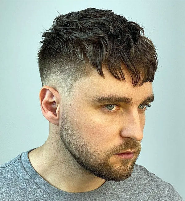 Textured Fringe with Taper Fade