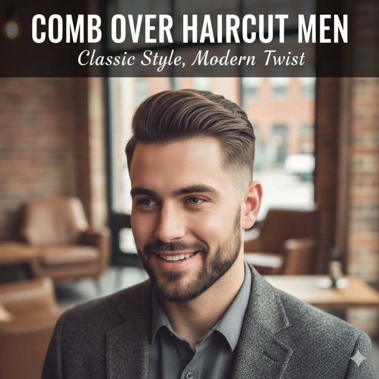 Comb Over Haircut Men
