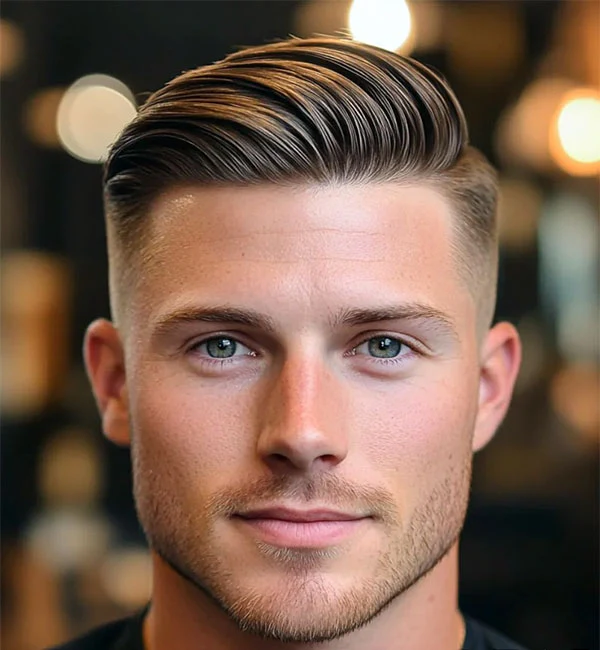 Comb Over Haircut Men Gallery