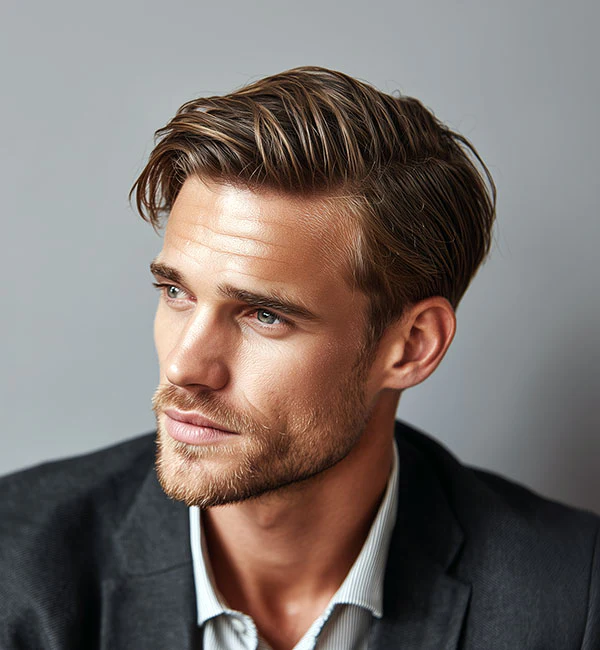 Comb Over Haircut Men Gallery
