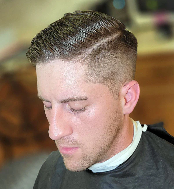 Comb Over Haircut Men Gallery