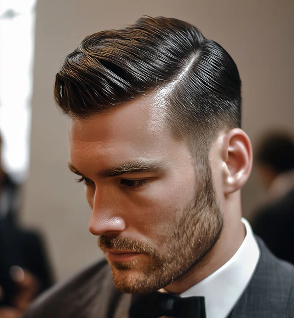 Comb Over Haircut Men Gallery