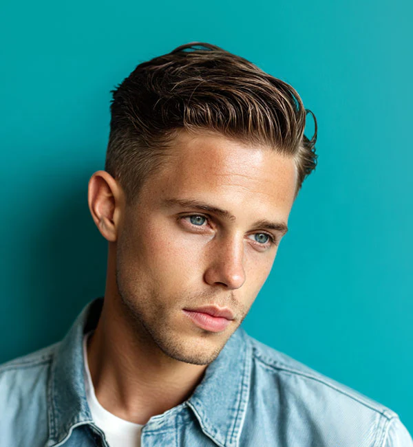 Comb Over Haircut Men Gallery