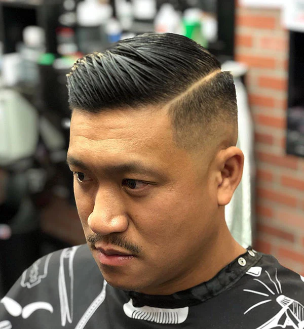 Comb Over Haircut Men Gallery