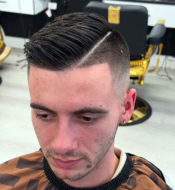 Comb Over Haircut Men Gallery