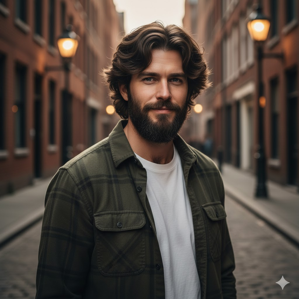 Thick, Shaggy Hair with Layers