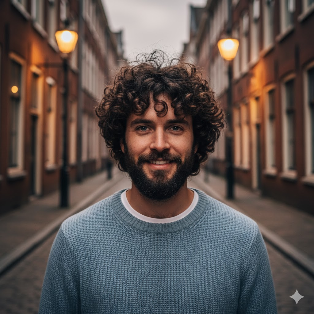 Messy, Layered Curly Hair