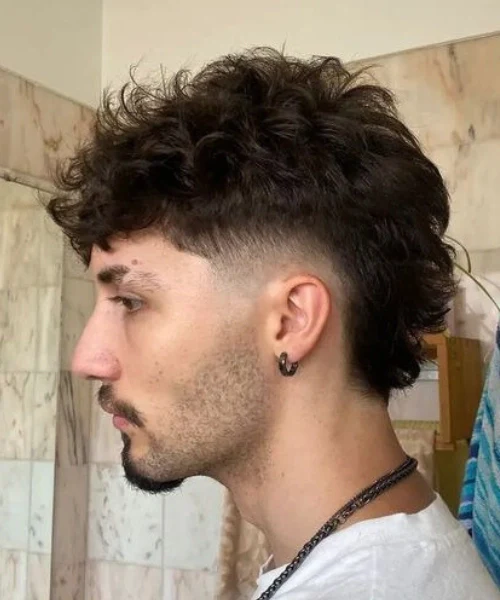 Mid Taper Burst Fade