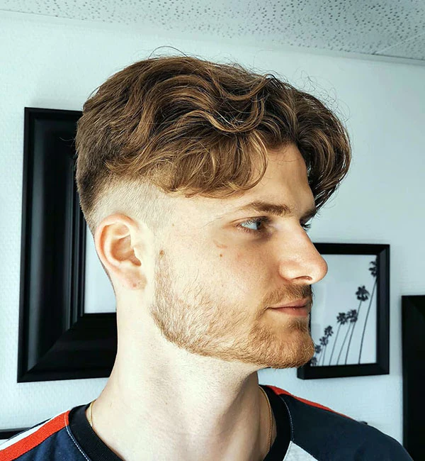 Middle Part Fade