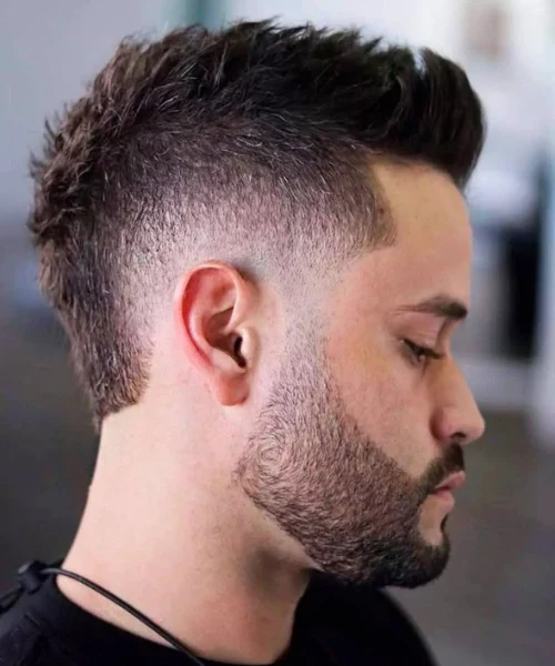 Burst Fade Faux Hawk