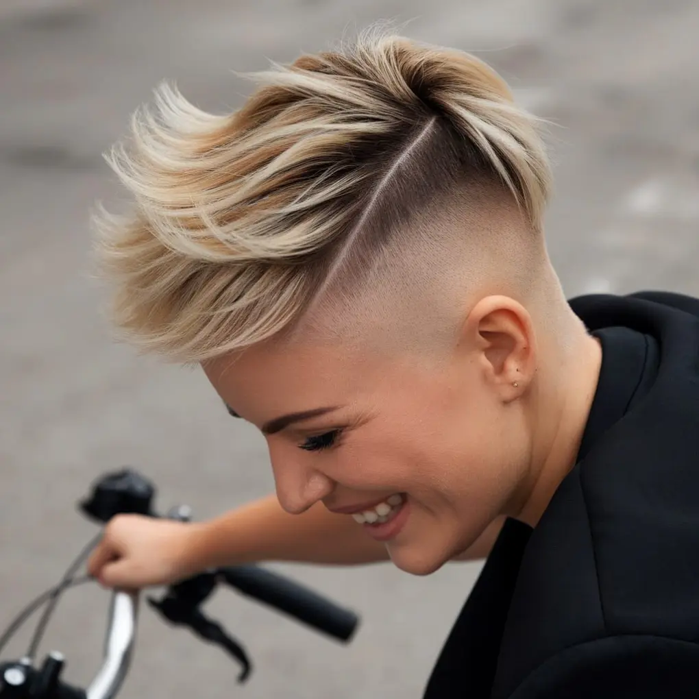 Bold Fade with Textured Top