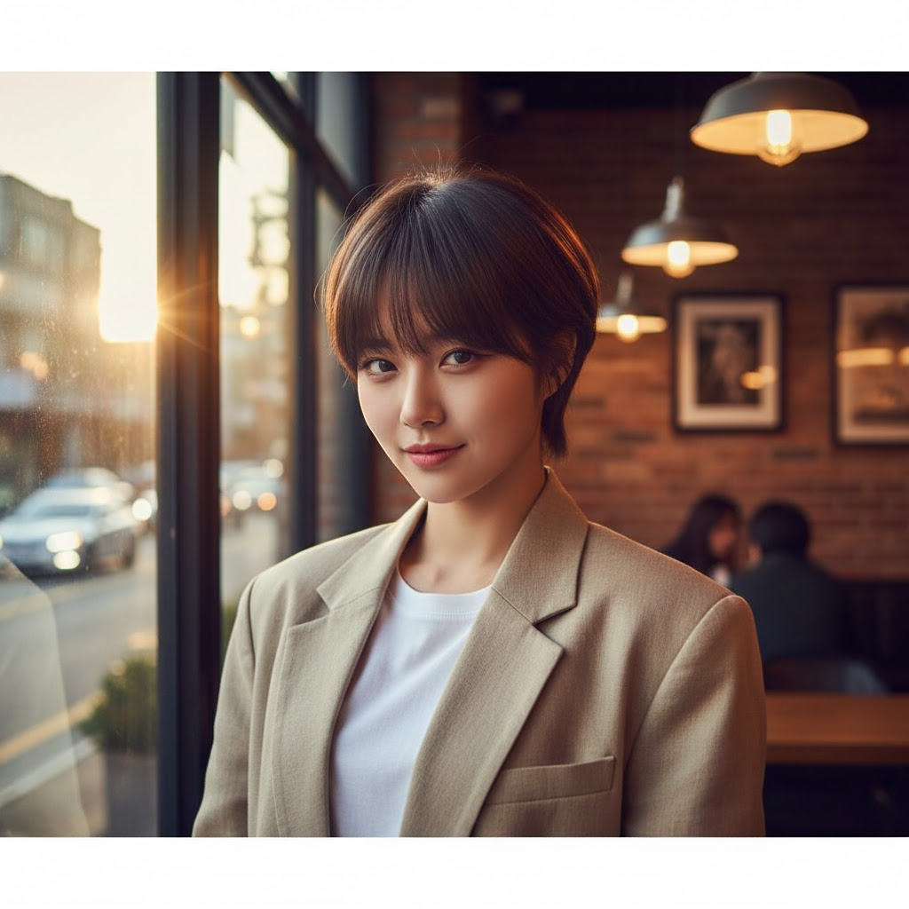 Korean Boyish Haircut