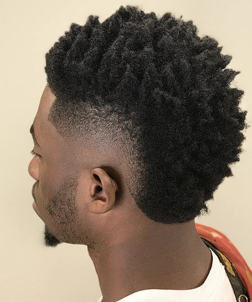 Burst Fade Afro