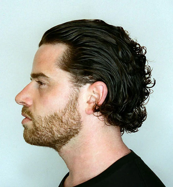 Curly Slick Back