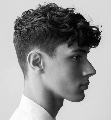Heavy Wavy Fringe with Taper Fade