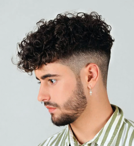 Curly Hair Undercut