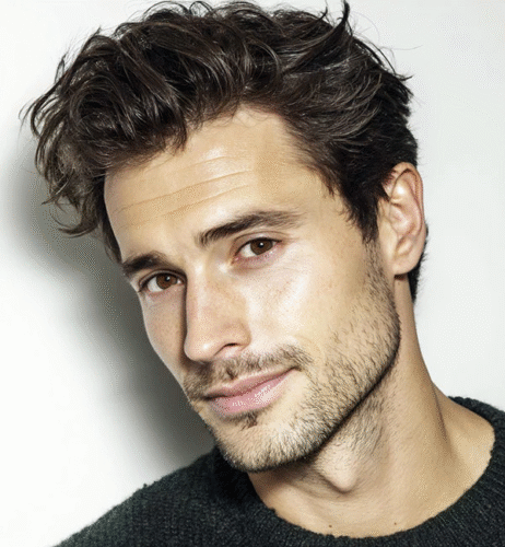 Messy Textured Medium Hair