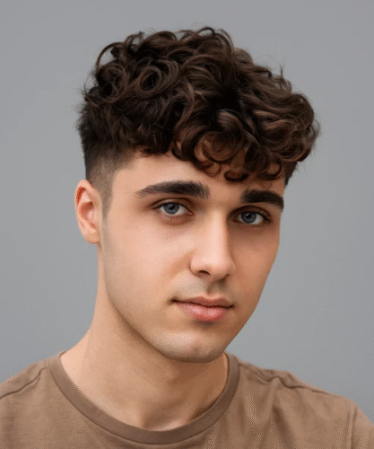 Wavy fringe hairstyle with sculpted flow and natural movement