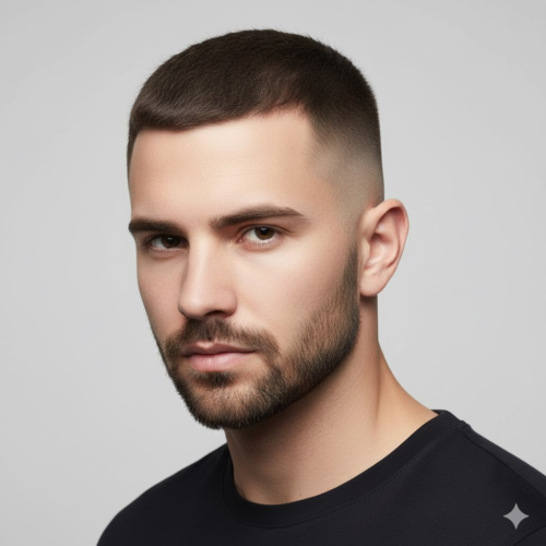 2. High Taper Fade Buzz Cut