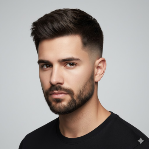 4. High Taper Fade with Textured Crop